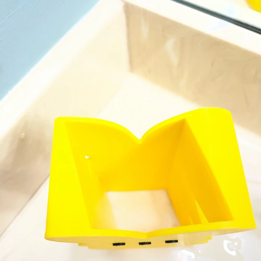 Yellow Bunny Soap Dispenser Holder - Cute Bath Accessory